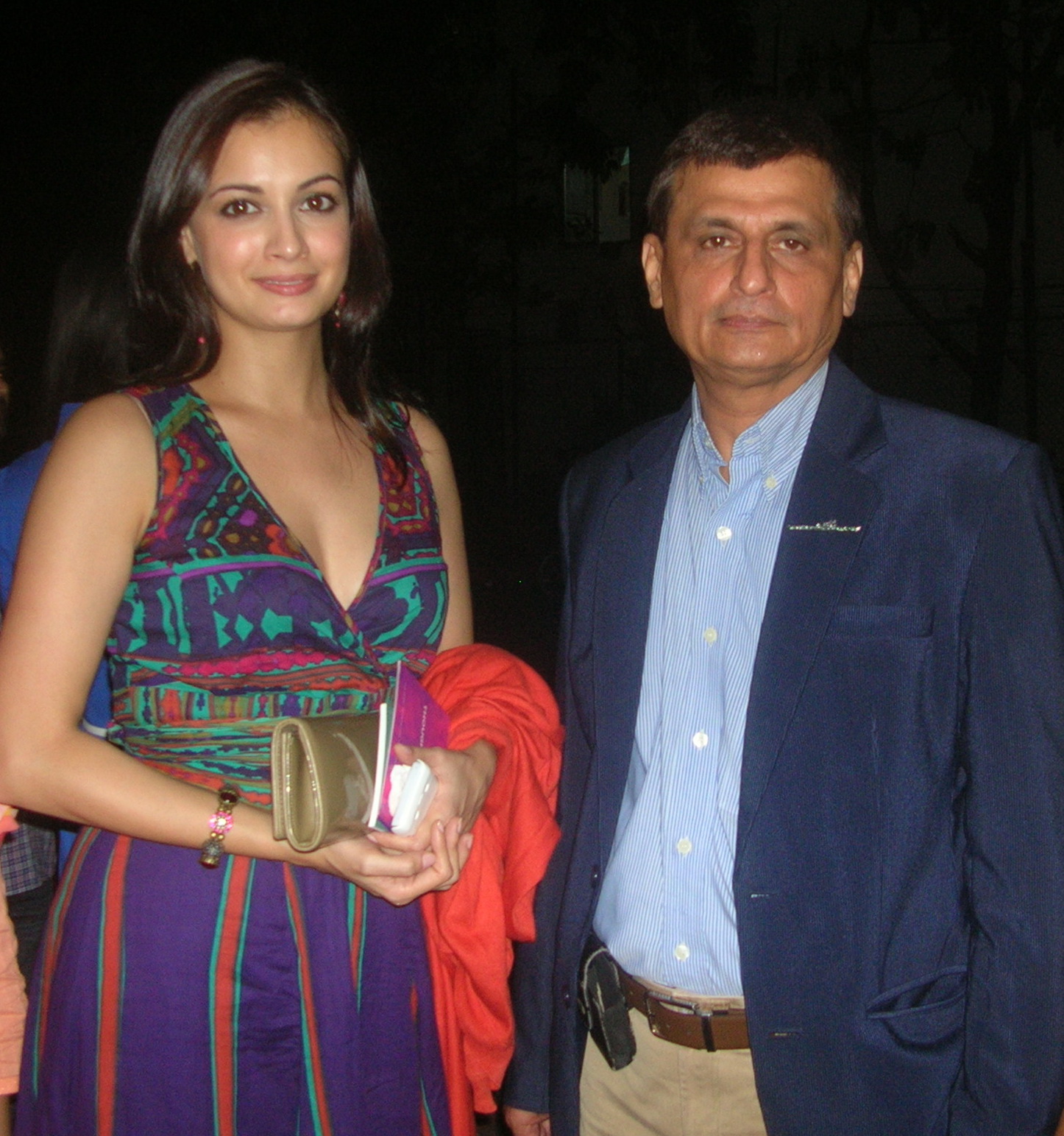 Film Star DIYA MIRZA -with-Vineet-Wason-2012