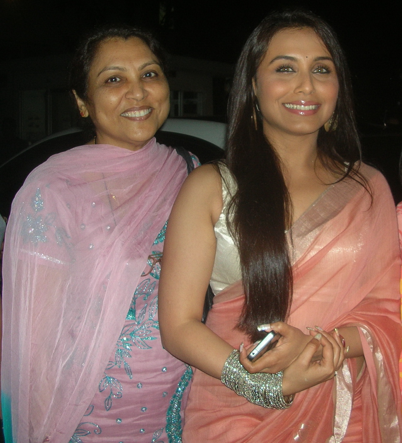 FILM STAR Rani Mukherji with-sunita wason-2012
