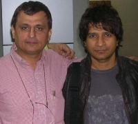 Playback singer KK with Vineet Wason Feb 2009