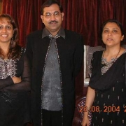 Sunita  with playback singers  Sudesh Bhosle & Vaishali Samant