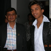 Abhjeet Sawant with Mr. Wason