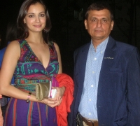 Film Star DIYA MIRZA -with-Vineet-Wason-2012